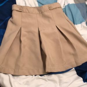 Girl Uniform Khaki Skirt